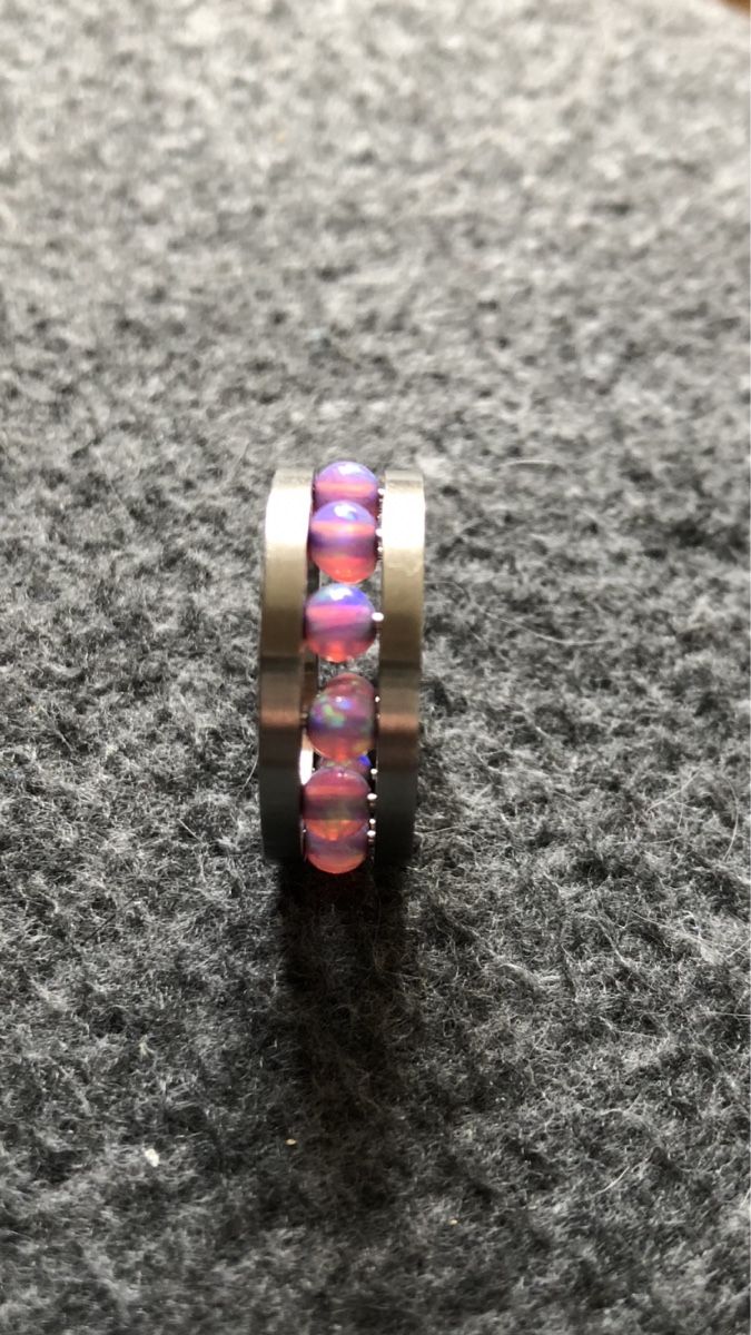 Ringe: Stahlring mit Opalkügelchen – Neu (gemäss Beschreibung) aus Basel von baloon8 1