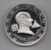 (1421) Uganda 1969, 30 Shillings, Papst Paul Ⅵ, pp