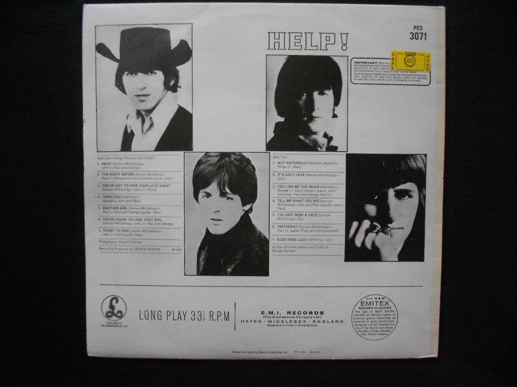 Schallplatten: THE BEATLES  -  HELP ! – Gebraucht aus Bex von Giorgiob 1