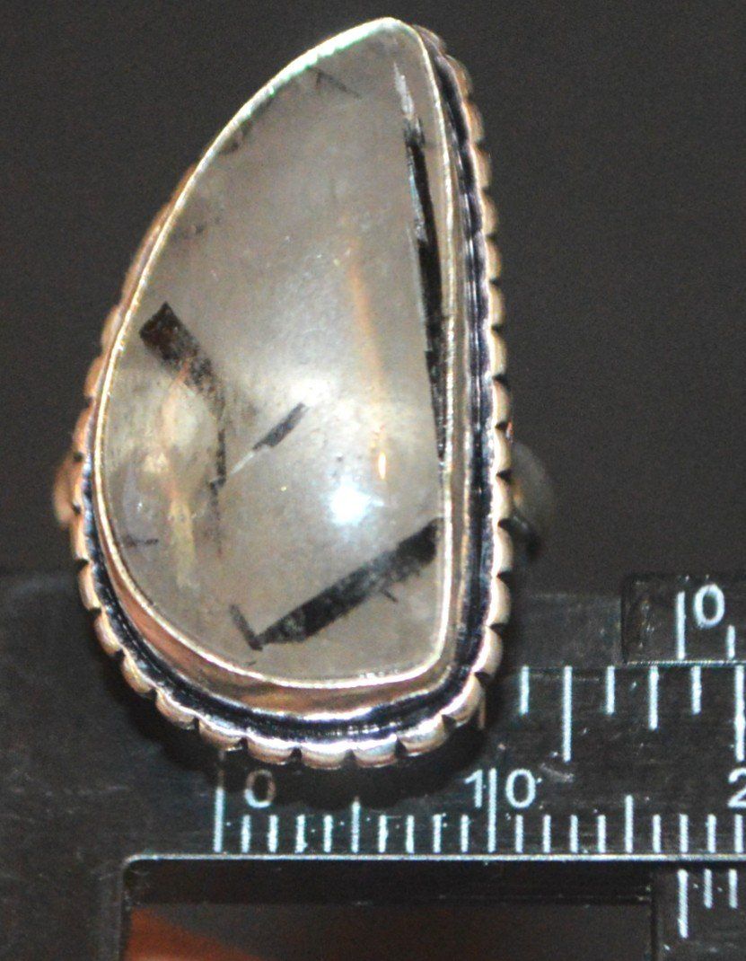 Anelli: Ring L-3512 –Schwarzer Rutil 17cm Innendurchmesser – Nuovo e nell'imballaggio originale da Goldiwil (Thun) venduto da han_v5b7 5