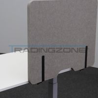 Tischblende 80x59 cm, Grau