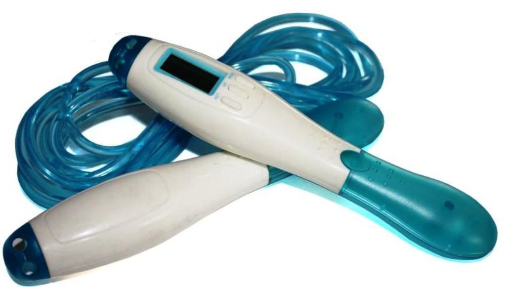 Springseile: Springseil mit digitalem Rundenzähler /   Jumping Rope – Neu und originalverpackt aus St. Gallen von schnaeppchen-preise 2