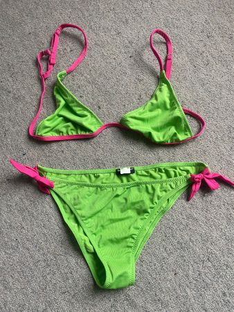 Calzedonia Bikini Mädchen grün/pink