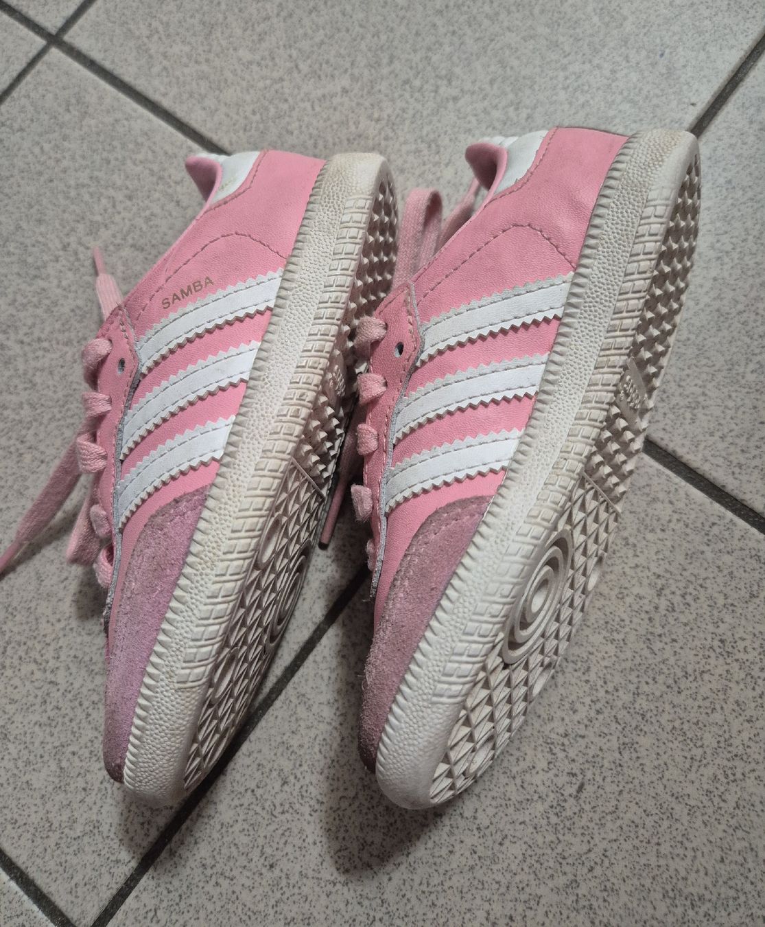 Adidas Schuhe für Mädchen: Adidas Samba pink Gr. 24 – Neu (gemäss Beschreibung) aus Villars-sur-Glâne von Thalimey 5