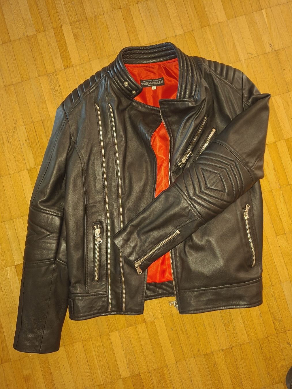 Giacche: Lederjacke schwarz Grösse M neuwertig – Usato da Hondrich venduto da majululu71 6