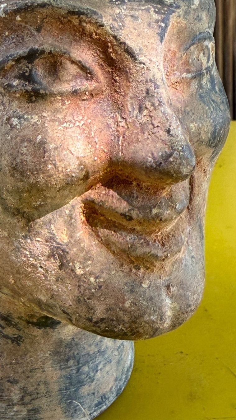 Statuette: etruskisch Apollo von Veji Replik Terracotta Ton – Usato da Riedholz venduto da Frettchen63 9