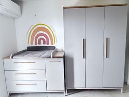 Paidi Benne Kleiderschrank und Wickeltisch