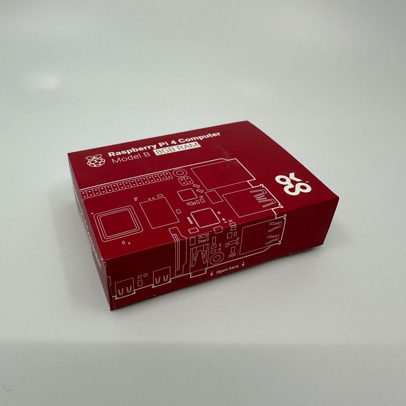 Raspberry Pi PCs: Raspberry Pi 4 Computer 8GB RAM Modell B – Neu und originalverpackt aus Lommis von  2