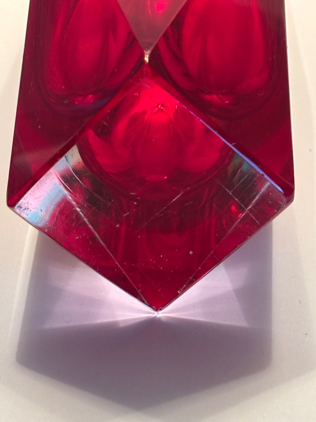 Murano Vasi & Recipienti: Murano Blockvase Seguso – Usato da rotkreuz venduto da baudisch 5
