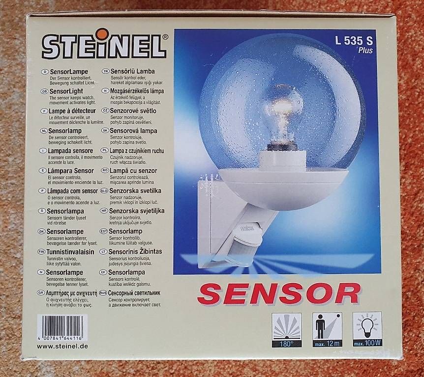 Steinel Lampade: Steiner Sensor-Lampe - neu & originalverpackt Modell L535S – Nuovo e nell'imballaggio originale da Sirnach venduto da GaudiBLC