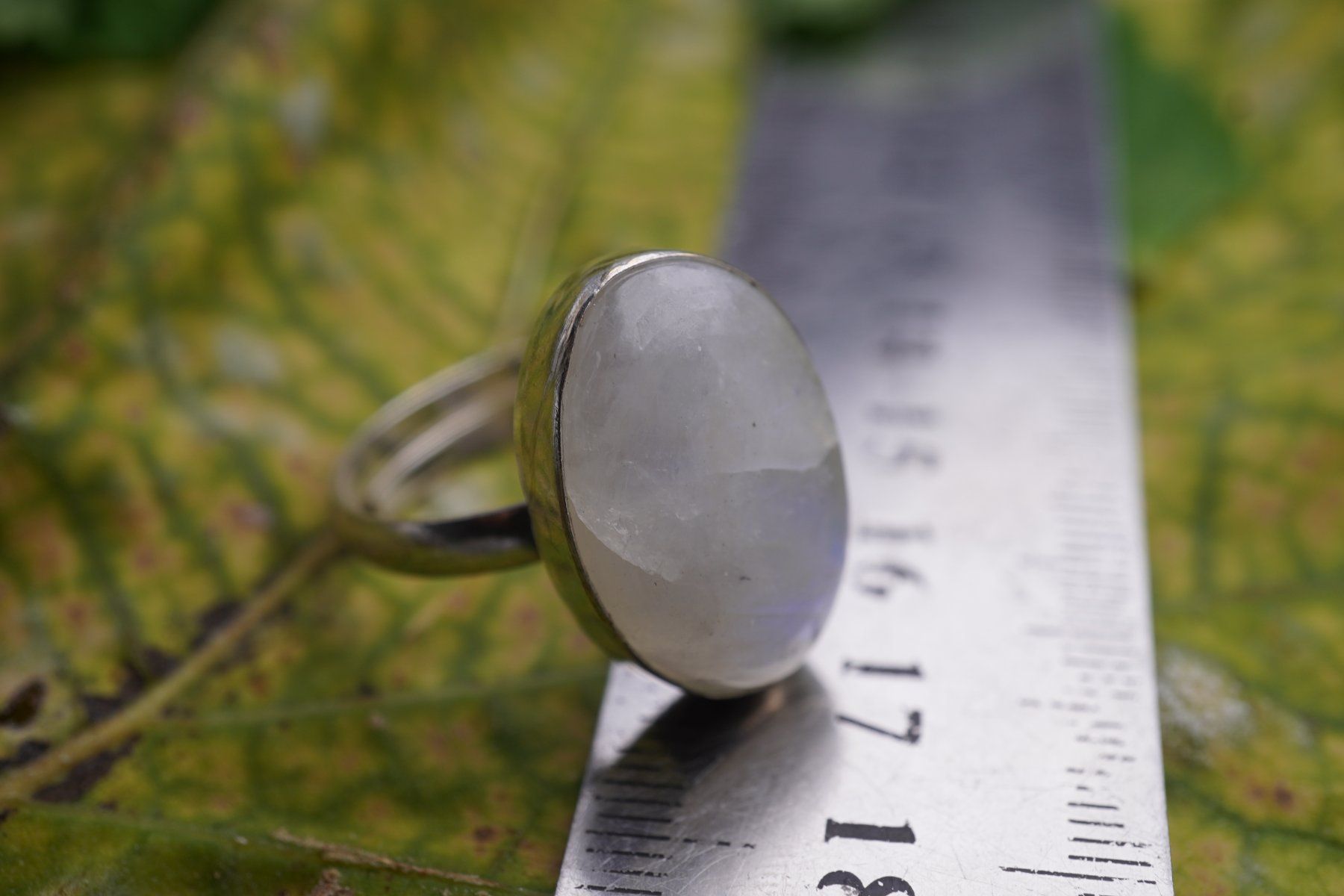 Minerali & Pietre curative: Mondstein Ring Grösse Verstellbar    Ab 1.- – Nuovo e nell'imballaggio originale da Eschenbach SG venduto da topstone 3