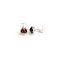 Ohrstecker Silber 925 & Granat (OH561.GR)