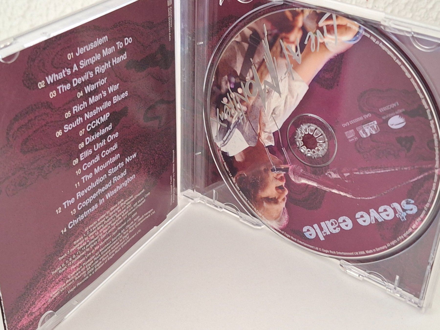 CD: CD Steve Earle - Live at Montreux – Usato da Aarberg venduto da Jackup1 2