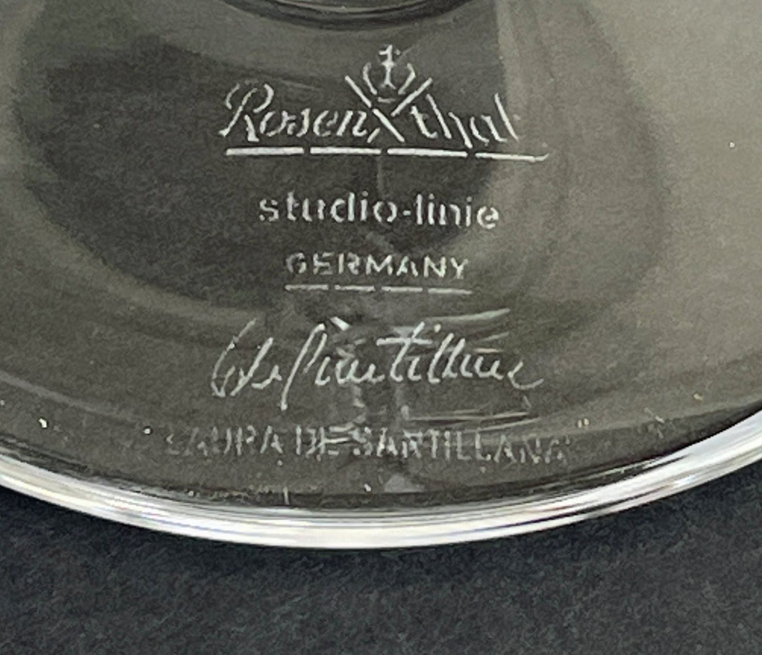 Rosenthal Bicchieri: Designer-Champagnerglas von Rosenthal Studiolinie – Usato da Chur venduto da elifornico 3