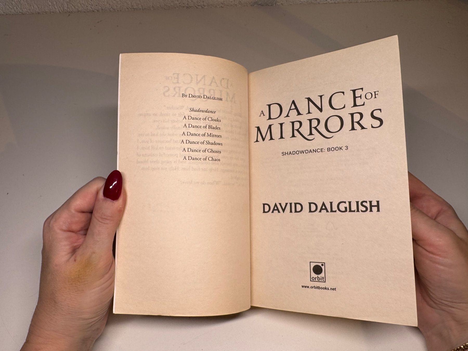 Libri: NOVEL: David Dalglish, A Dance of Mirrors – Usato da Grosswangen venduto da English_books 2