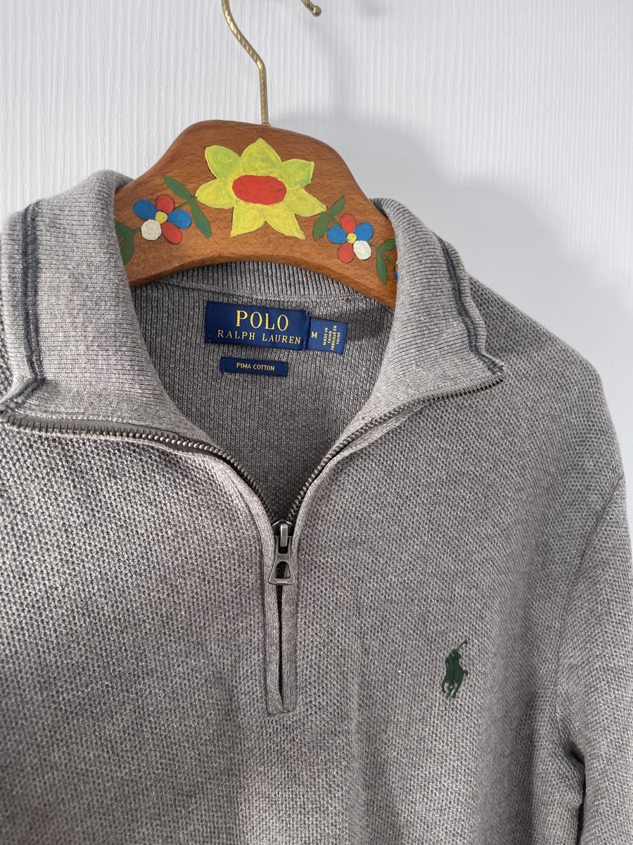 Ralph Lauren Maglioni & Felpe: Polo Ralph Lauren 1/4 zipHerren Pullover Grau, Gr. M, y2k – Nuovo (secondo la descrizione) da Wetzikon ZH venduto da Jan_wojt 1