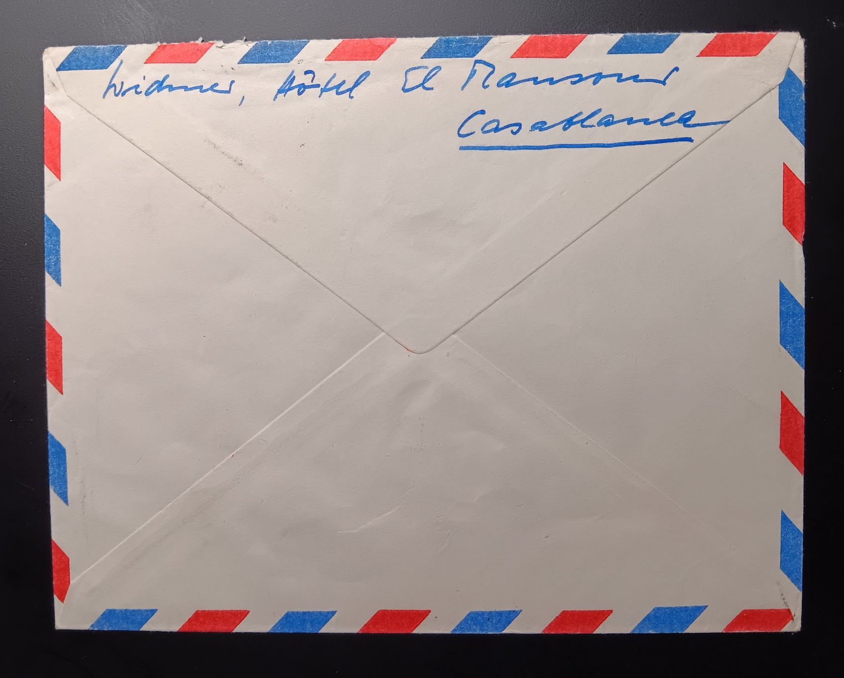Tutti i francobolli: MAROKKO, EXPRESS BRIEF NACH WINTERTHUR 1965 – Usato da Holderbank AG venduto da DINOS-PHILA 1