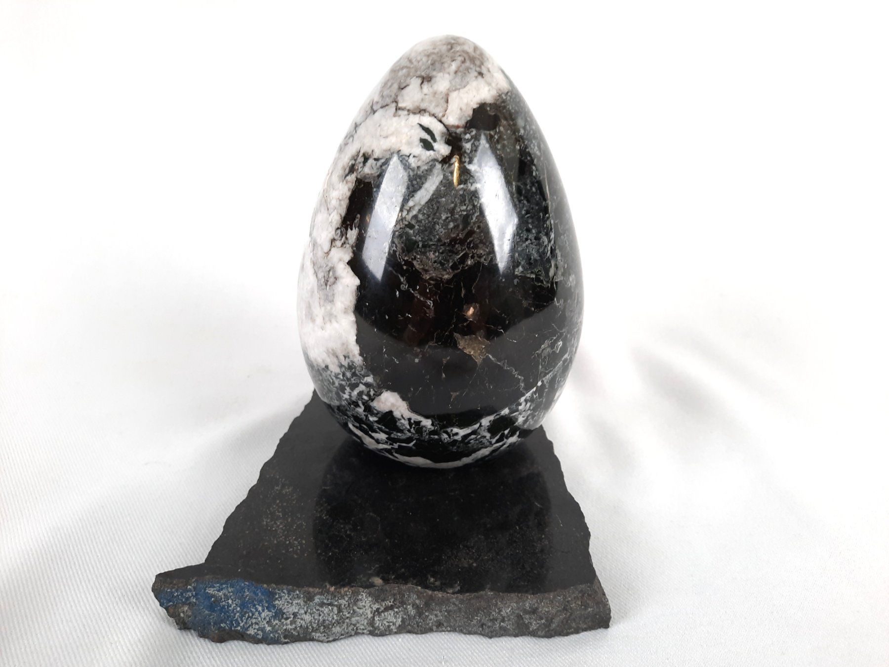 Mineralien & Heilsteine: Stein, Eiform Marmor Optik – Gebraucht aus Beinwil am See von Restwert_Beinwil 2