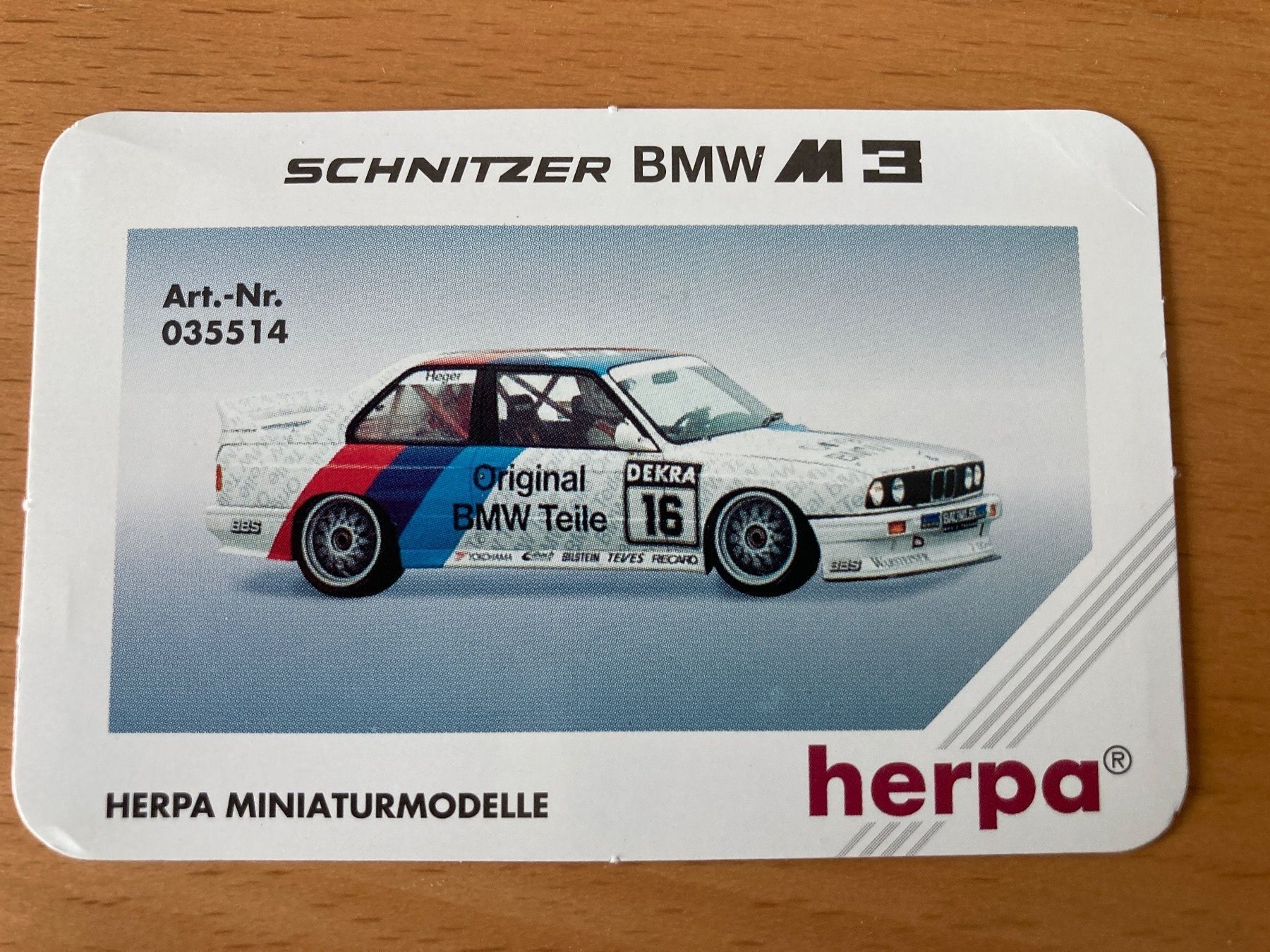 Herpa Modellautos: BMW Schnitzer M3 Automodell 1:87 – Gebraucht aus Bern von Spomme 9