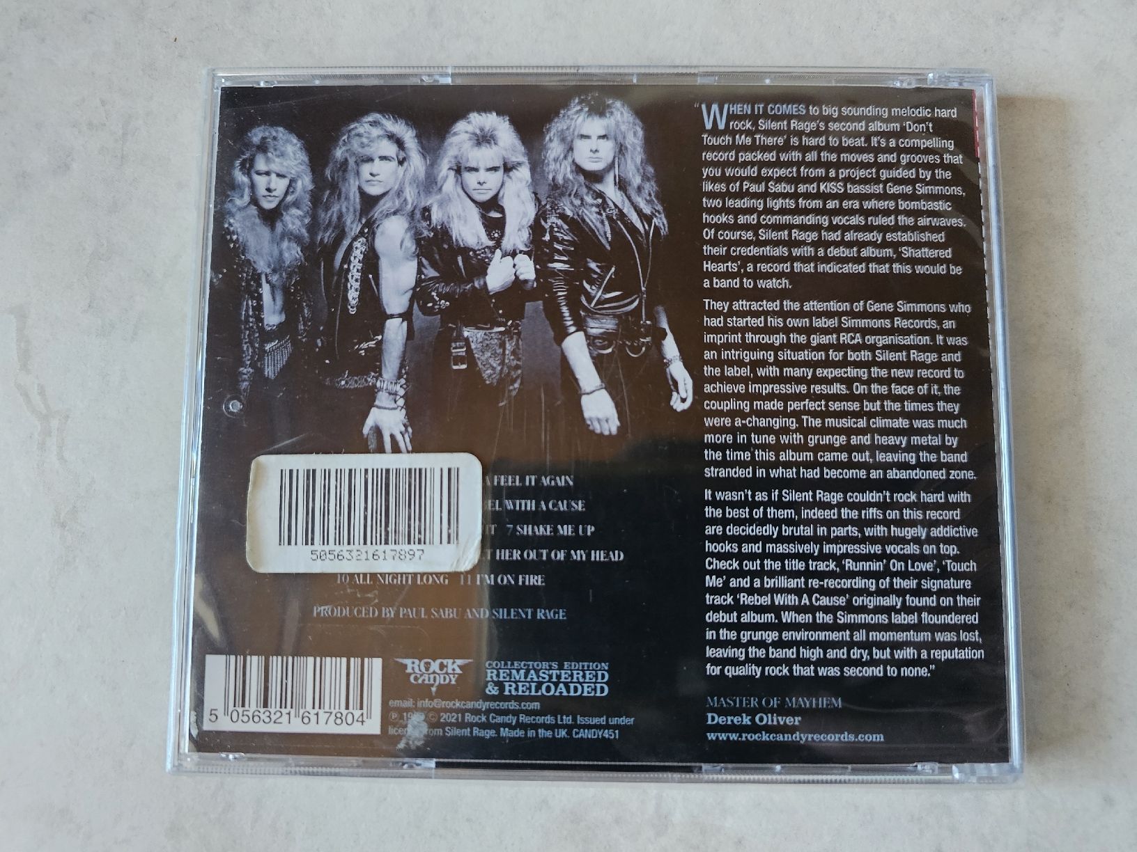 CDs: Silent Rage  -  Don't Touch Me There  /  Remastered OVP – Neuf avec emballage d'origine à Schneisingen par backstore24 1