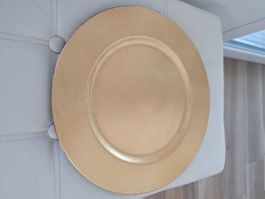 Dekoteller (gold)