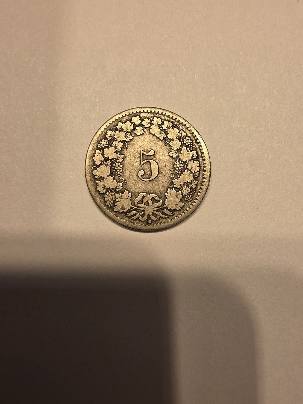 Alle Münzen: piece 5cts 1850 – Gebraucht aus Fribourg von yan_z5fr 1
