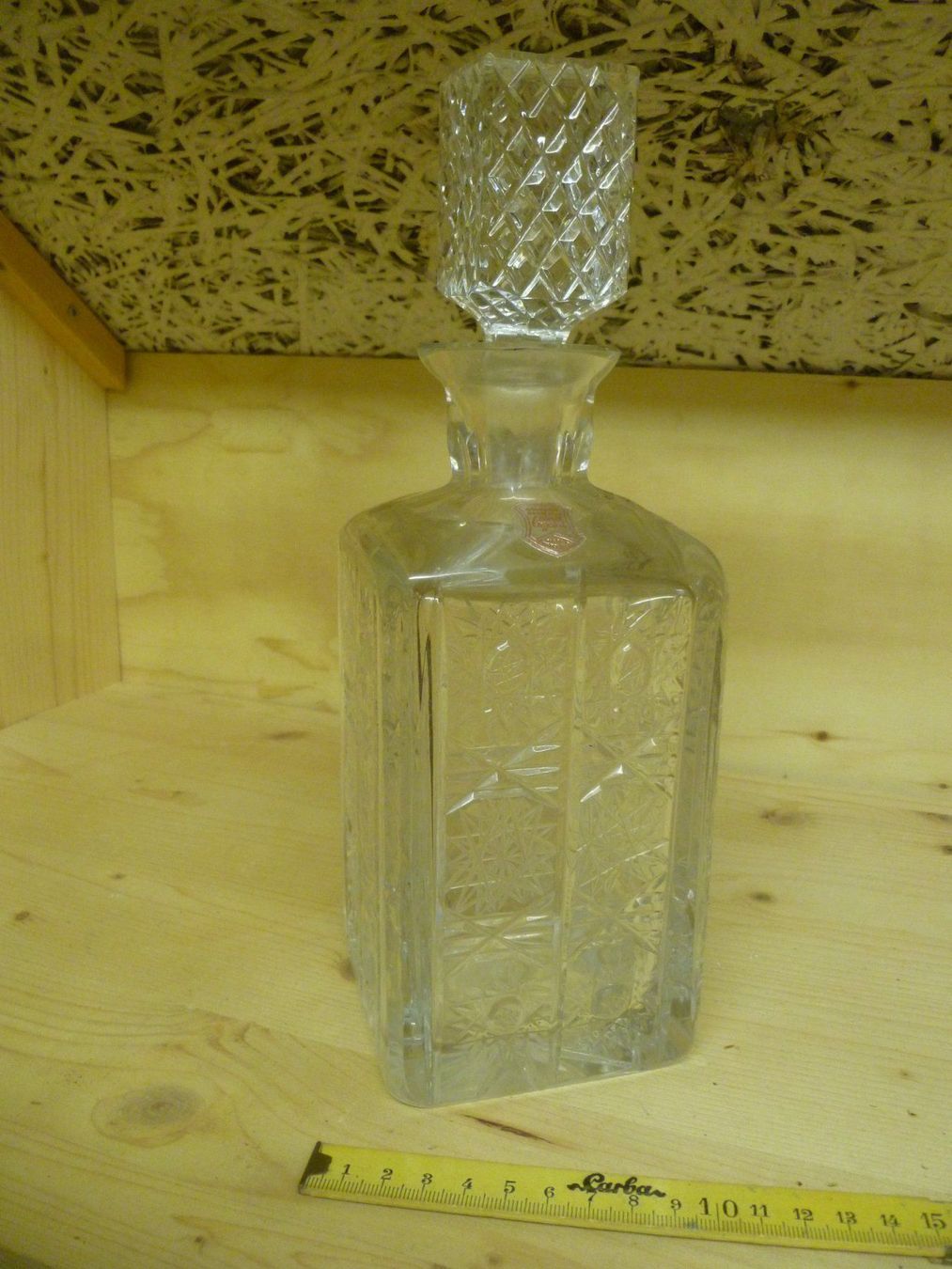 Caraffe: Carafe en cristal, hauteur 20 cm – Usato da Le Mont-sur-Lausanne venduto da Crocrodile