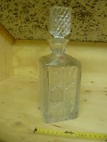 Carafe en cristal, hauteur 20 cm