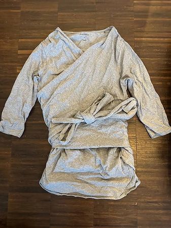 Seraphine Bondingtop, grau meliert, M