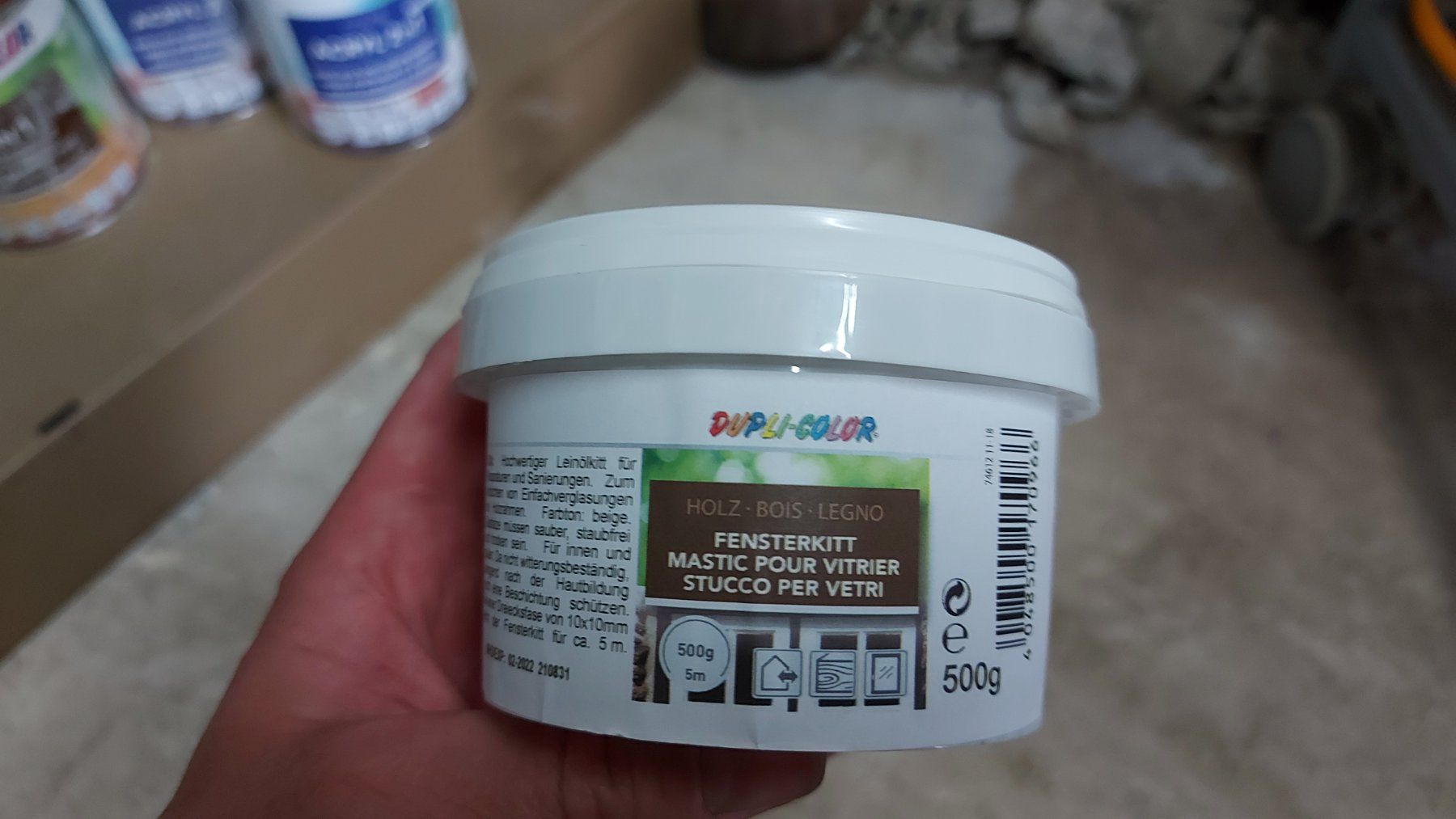 Fenster: DUPLI-COLOR Fensterkitt 500g – Neu (gemäss Beschreibung) aus Schönengrund von VwRacer01