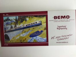 Salonwagen-Set "75 Jahre Glacier Express" von BEMO H0m
