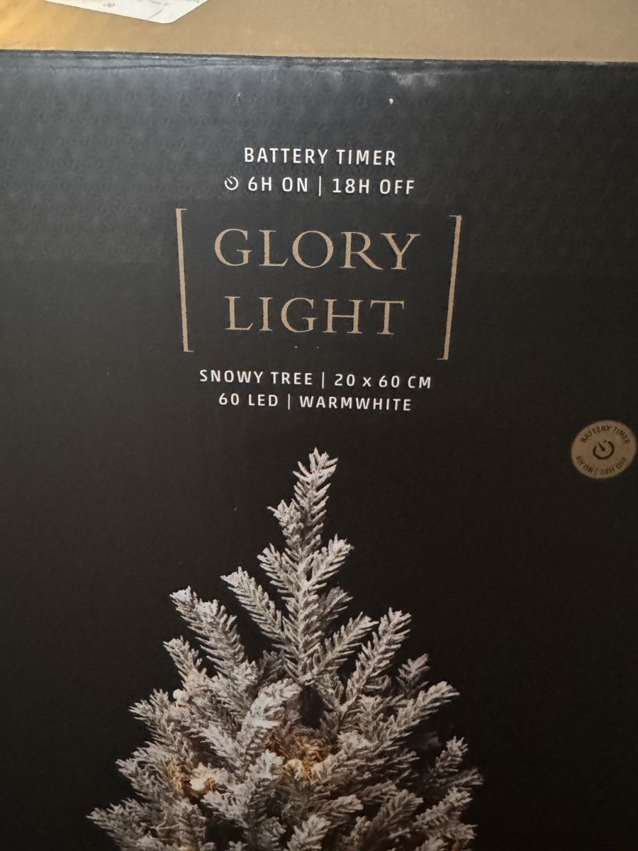 Tutte le decorazioni: 2 x Glory Light Snowy Christmas Trees, 60 & 90cm High – Nuovo (secondo la descrizione) da Buckten venduto da H_wyss1987 2