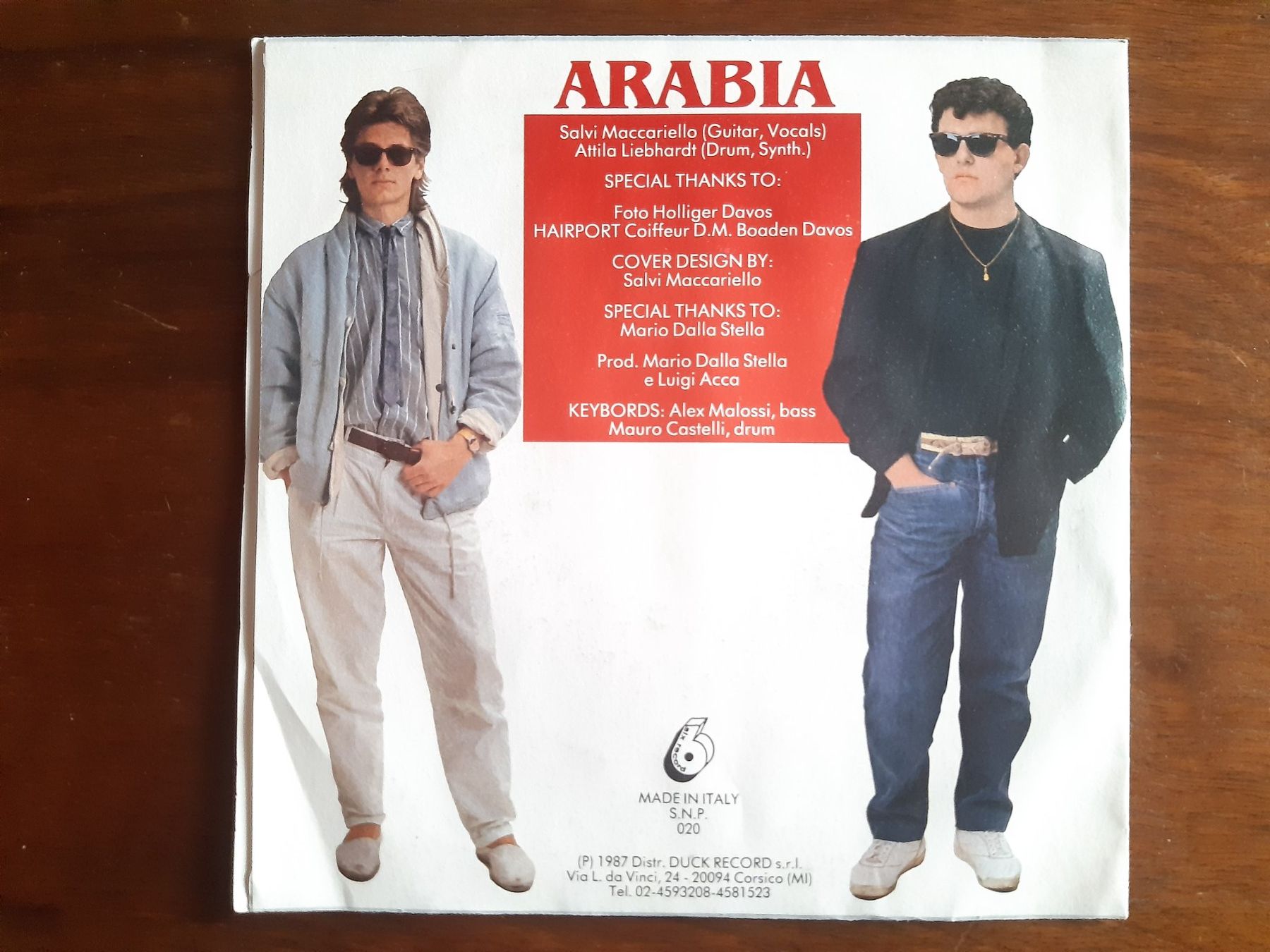 Vinyles: Arabia - Tu Non Ci Sei (7") – D'occasion à Verscio par giamma1985 1