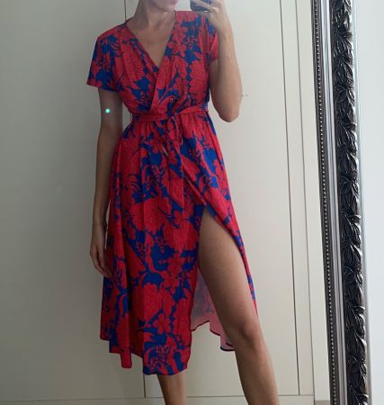 SHEIN Sommerkleid mit Blumenmuster, Grösse M, NEU!