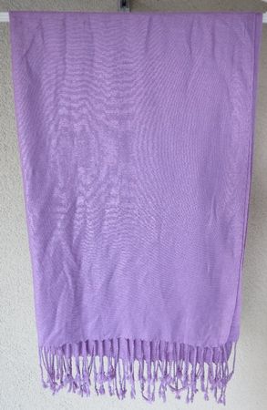 Pashmina Schal, lila/rosa, 100 % Cashmere