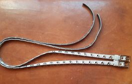 Quicksilver Doppelgurt Nieten/Jeansoptik 90cm