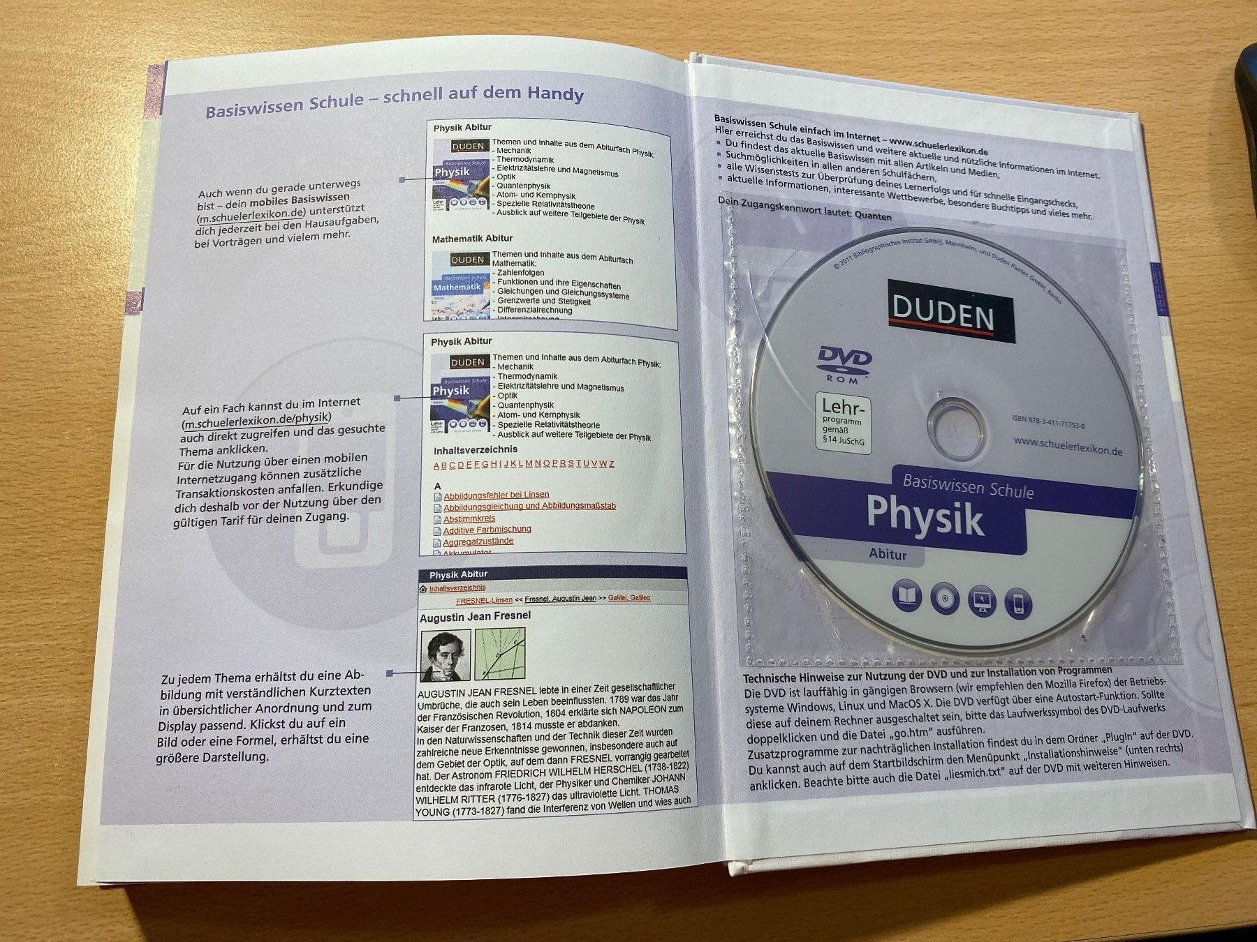 Libri: Fachbuch: Duden Physik Abitur - Basiswissen Schule + DVD-Rom – Usato da Rüschlikon venduto da Emma01 6