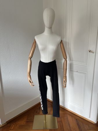 Adidas Leggings, Black with White Logo, Size M, Spring! (53)