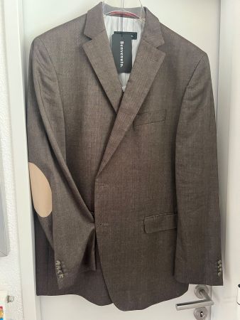 Sakko Jacke BENVENUTO 56/28 braun, neu