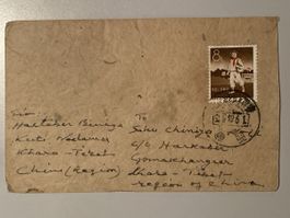 China 1959/64 Cover 8f Young Pioneer Schoolgirl