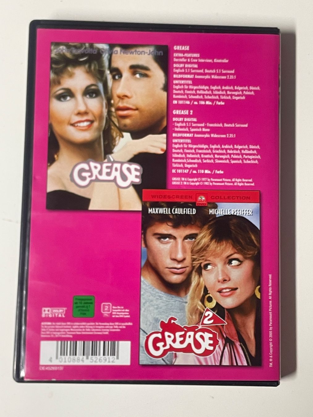 Tutti i DVDs: Grease 1 + 2 – Usato da Muri b. Bern venduto da AdidasCollector 2