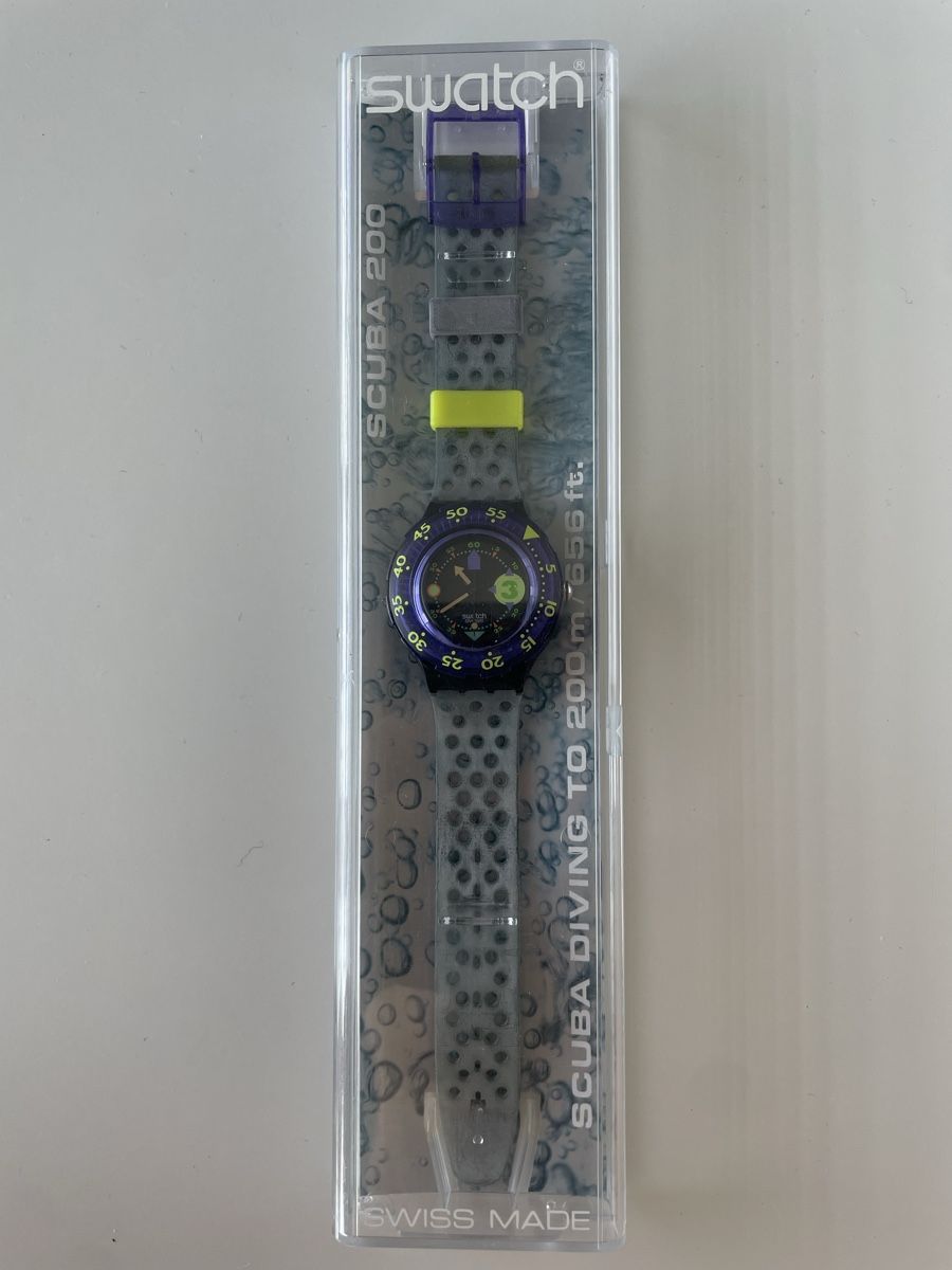 Swatch Orologi: originale Swatch Scuba 200 – Usato da Aeugst am Albis venduto da Jamen7