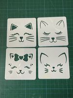 Schablonen Set Katzen 7-teilig neu ungebraucht