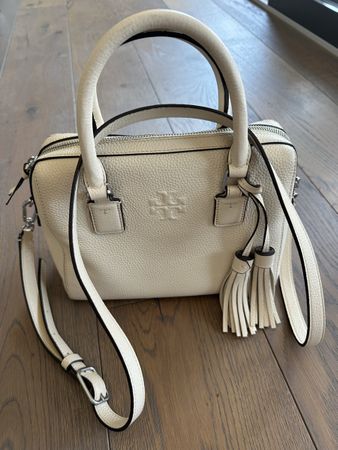 Tory Burch Handtasche Leder Creme