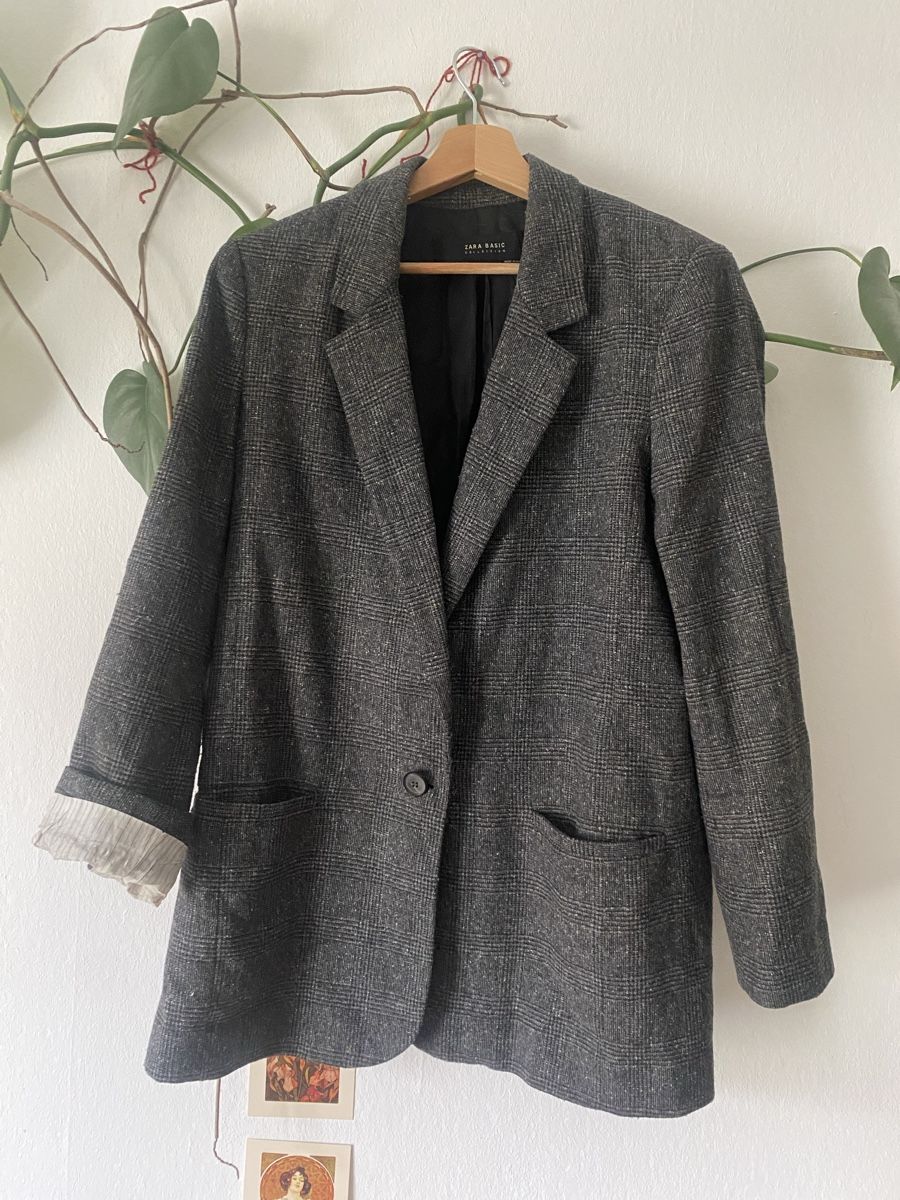 Zara Giacche: Elegant Wool-Blend Blazer – Zara Basic Collection – Nuovo (secondo la descrizione) da Bern venduto da alexjop