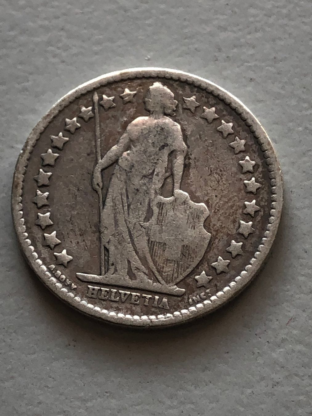 Alle Münzen: 50 Rp. 1906 – Gebraucht aus Schötz von Odpa 1
