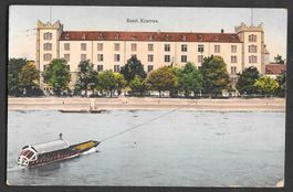 Basel Kaserne mit St. Johann Fähre Feldpoststempel