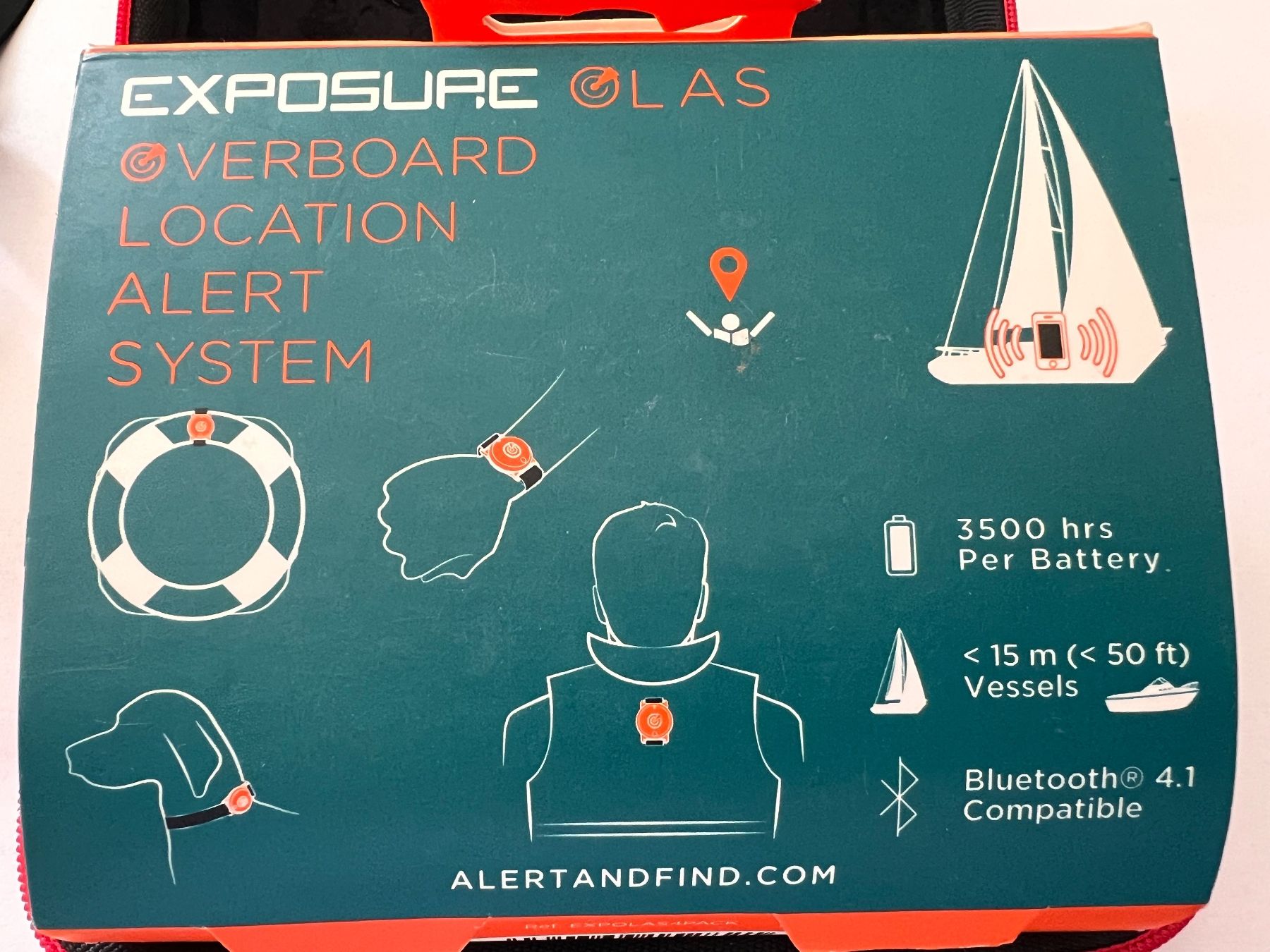 Boote: Balise OLAS Man Overboard Alert & Rescue System Bluetooth – Neu und originalverpackt aus Perroy von Dsurfing 1