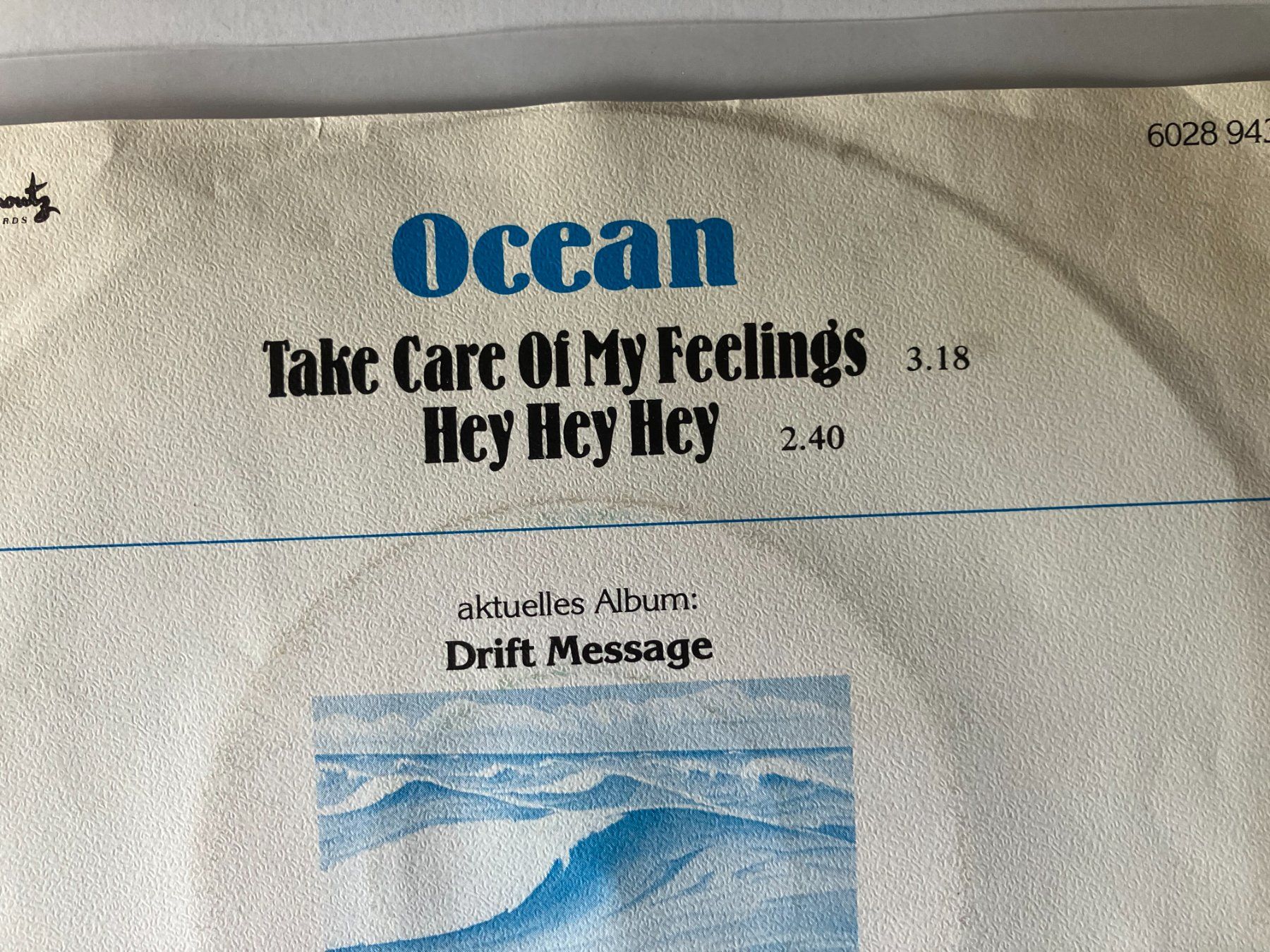 Dischi in vinile: Ocean – Usato da Aarwangen venduto da Jukebox3 3