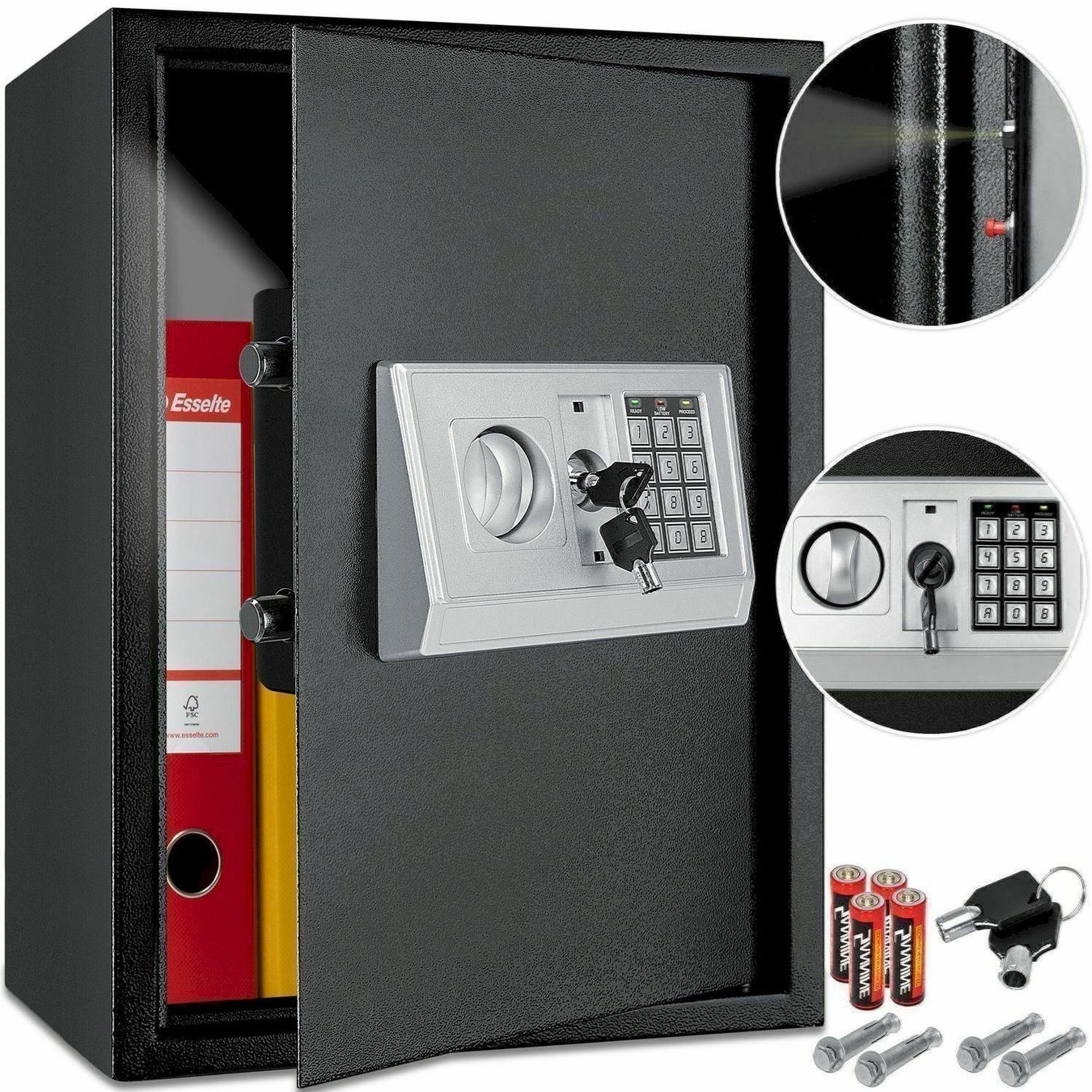 Casseforti: KESSER Tresor Safe Schwarz XXL – Nuovo e nell'imballaggio originale da Bottighofen venduto da zaap